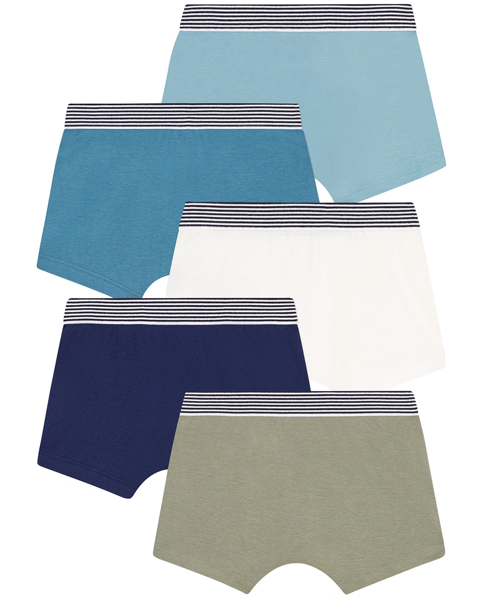Boxershorts UNI COTTON 5er-Pack in blau