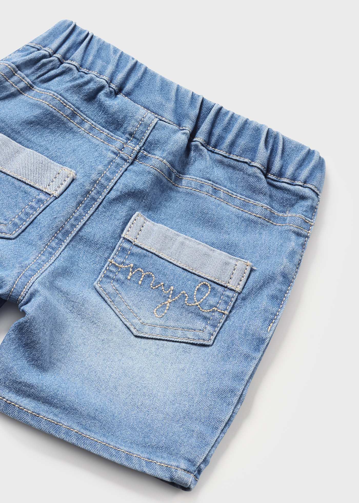 Conjunto de 2 peças em algodão sustentável para recém-nascidos.