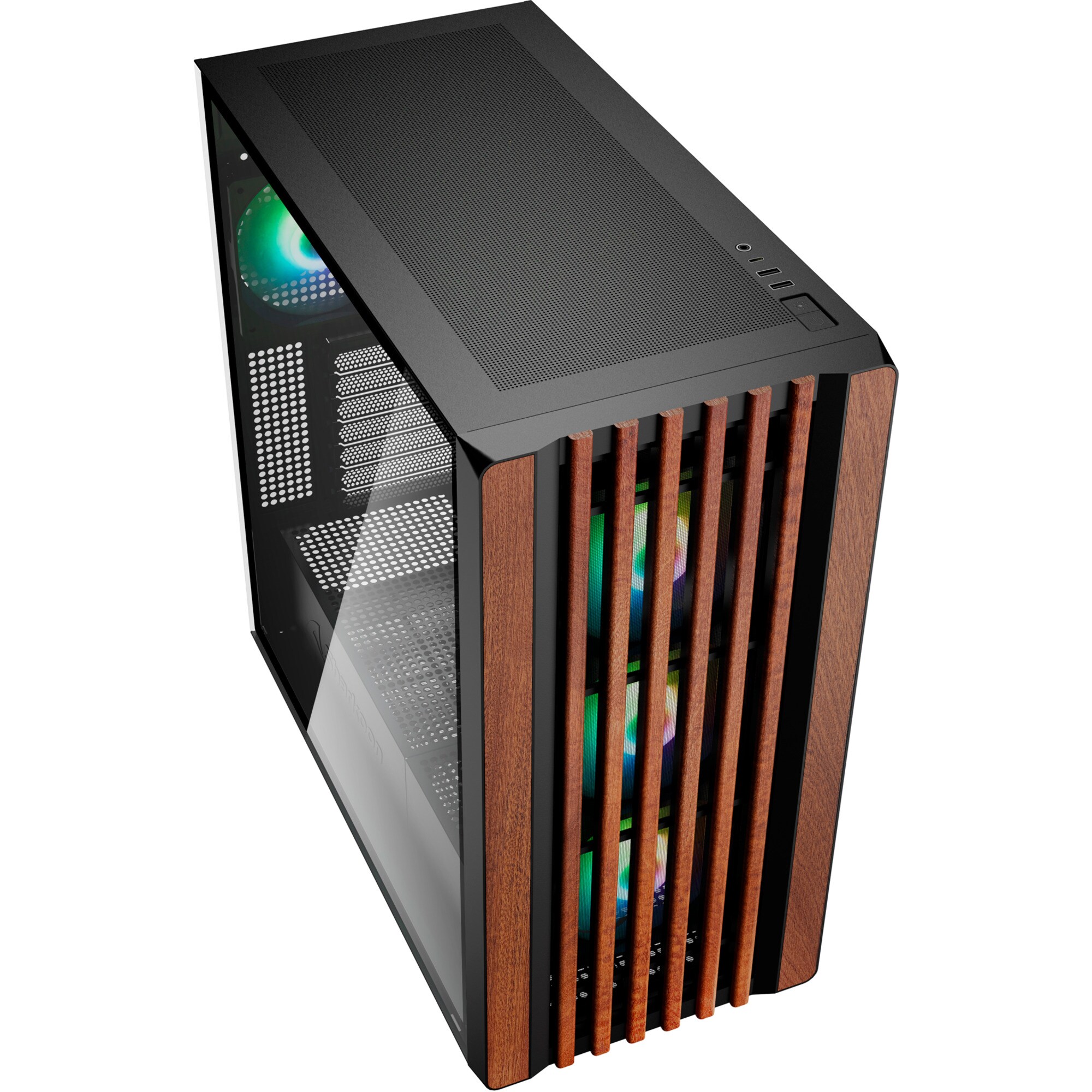 Sharkoon Tower-Gehäuse Rebel C70G RGB