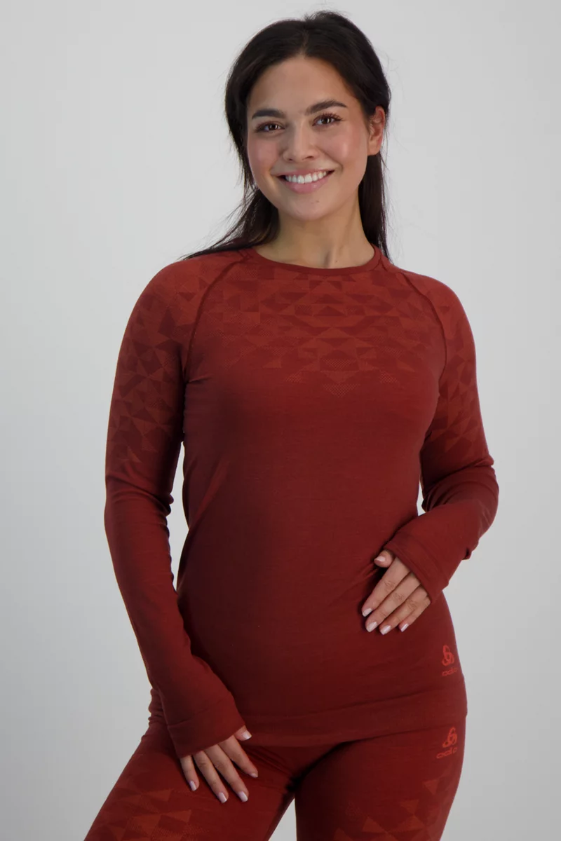 Odlo Kinship Performance Wool 200 Warm Damen Thermo Longsleeve