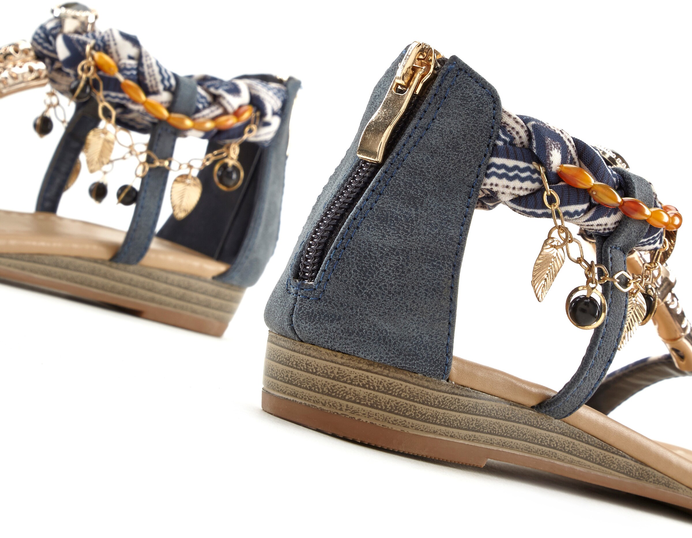 LASCANA Sandale in blau