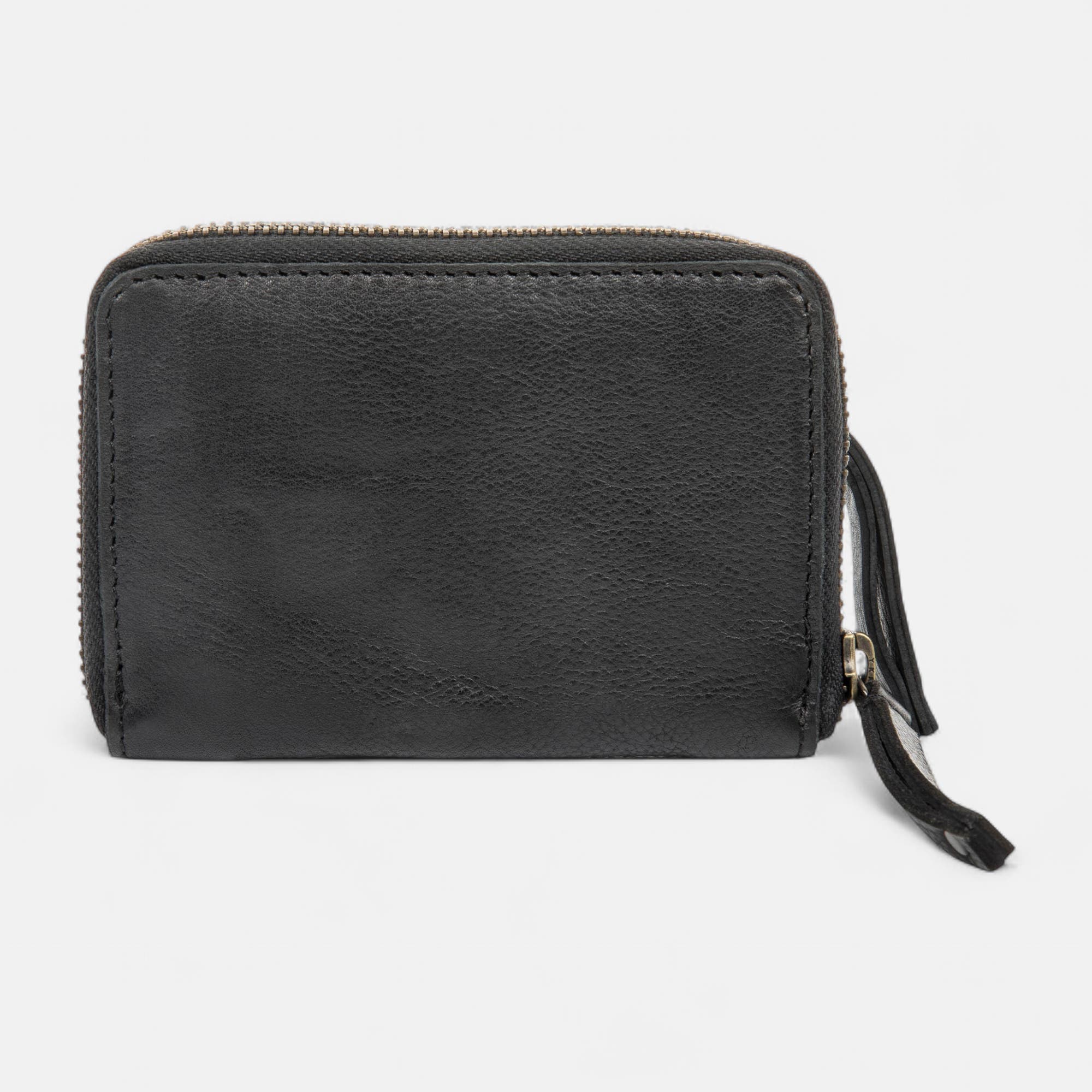 Petite maroquinerie en cuir noir