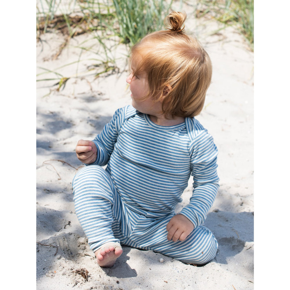 Køb Serendipity Azur/Ecru Baby Leggings Stripe
