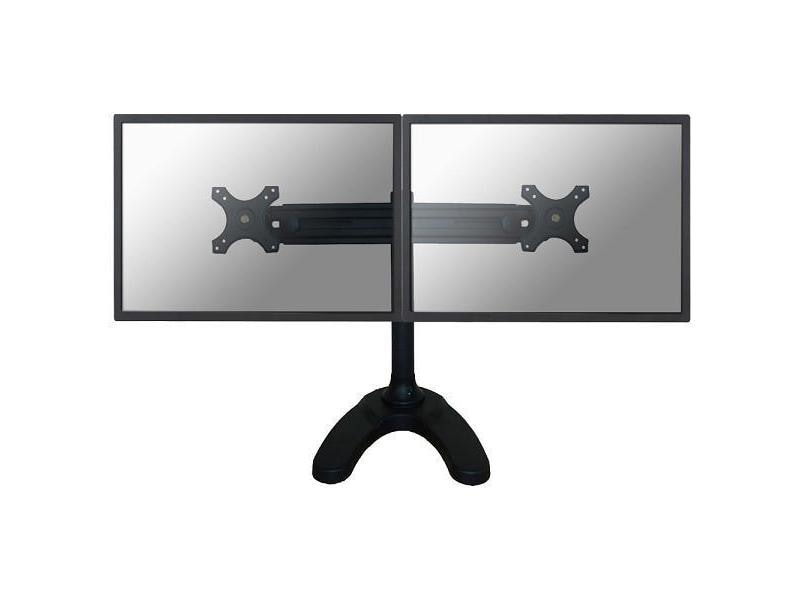 NEOMOUNTS Monitor-Standfuss FPMA-D700DD Schwarz Für zwei Monitore von 19