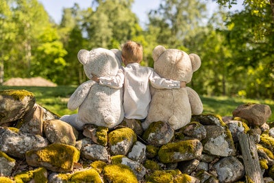 Teddykompaniet Viggo 100 cm, Beige
