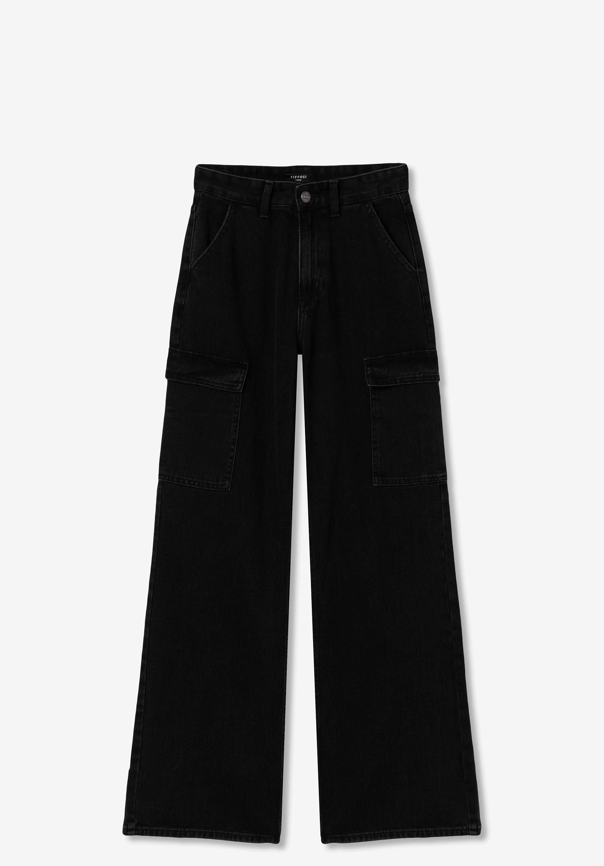 Jeans Cargo Wide Leg