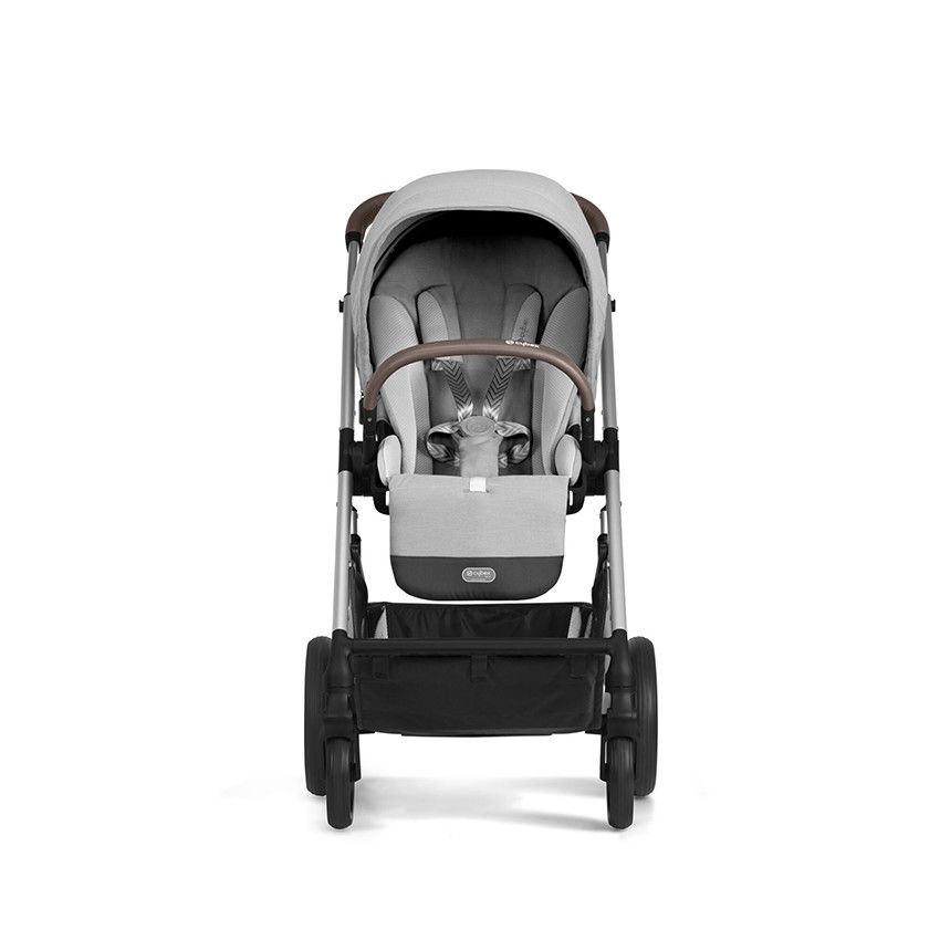 Poussette Balios S Lux 2023 - Châssis Silver / Siège Lava Grey - Ecru