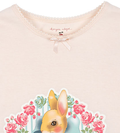 Konges Sløjd Schlafanzug - 2-teilig - Gio Bow - Soft Pink