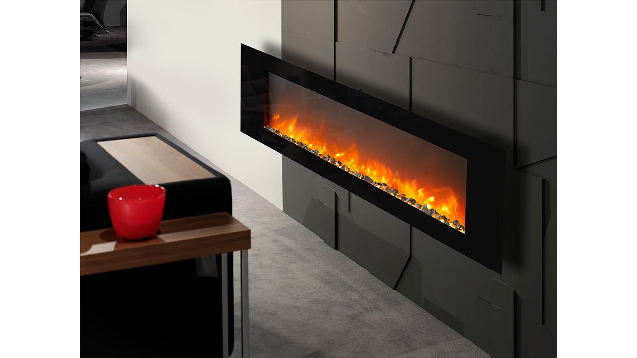Elektrische wandhaard 180 Trivero B183 x D14 x H47 cm