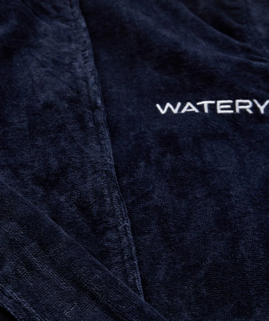 Watery badekåbe til mænd - Mariana - Navy blå