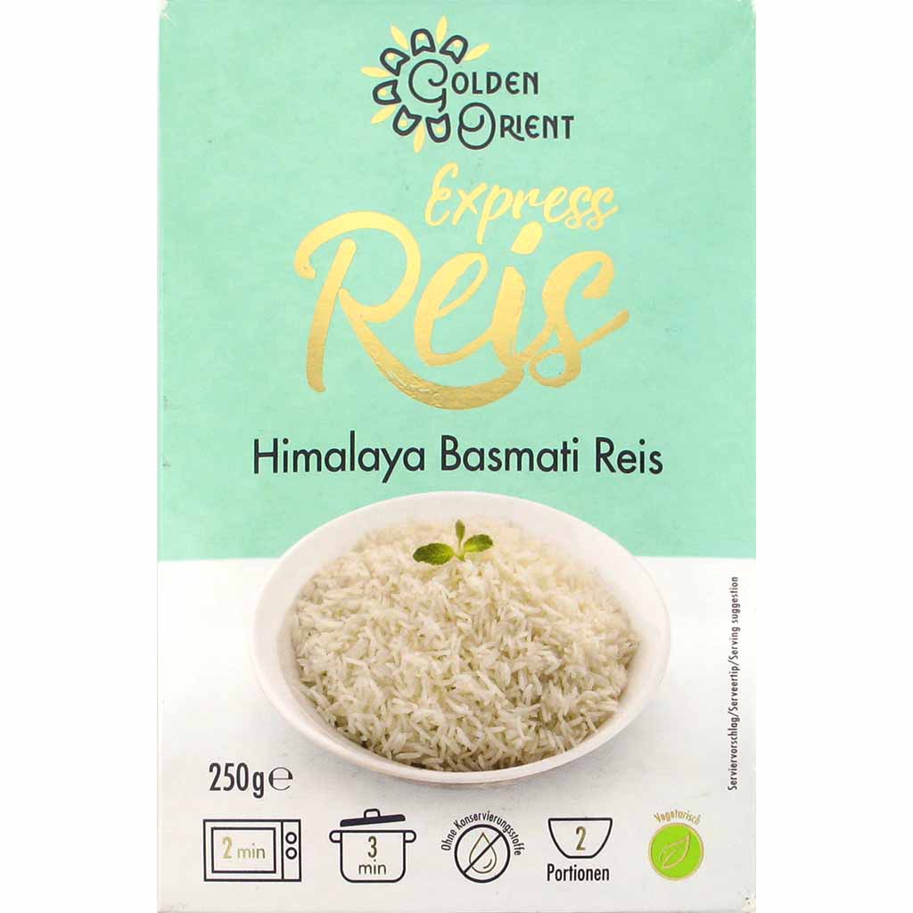 Golden Orient Express Reis Basmati Reis 250g MHD:26.2.25