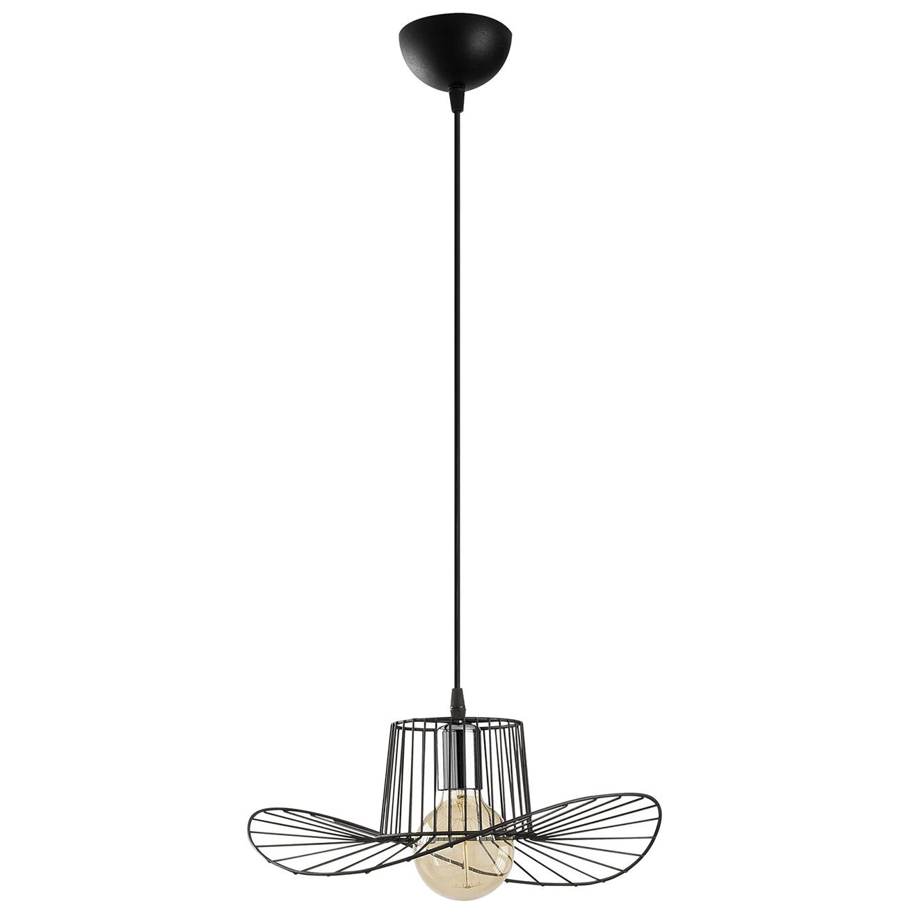 Opviq Suspension Tel noire - 38x110 cm