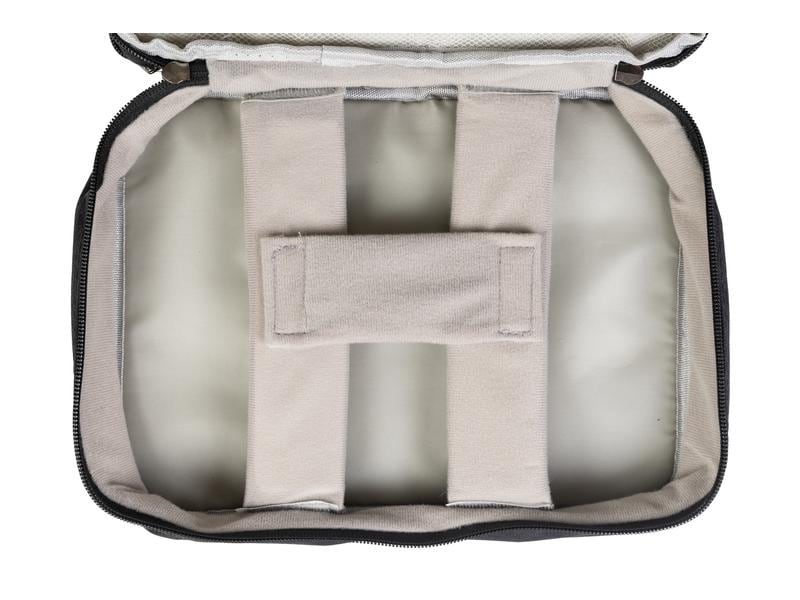 onit Reisetasche Tech-Zubehör Maxi, Schwarz Zubehörtasche für Powerbank, Ladegerät, USB-Stick, Kabel und mehr