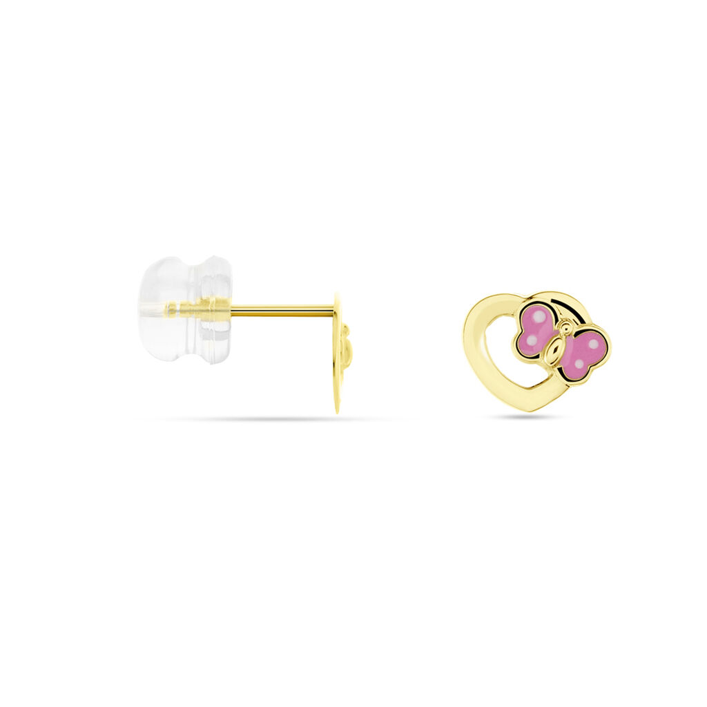 Boucles D'oreilles Puces Or Jaune Myrthale