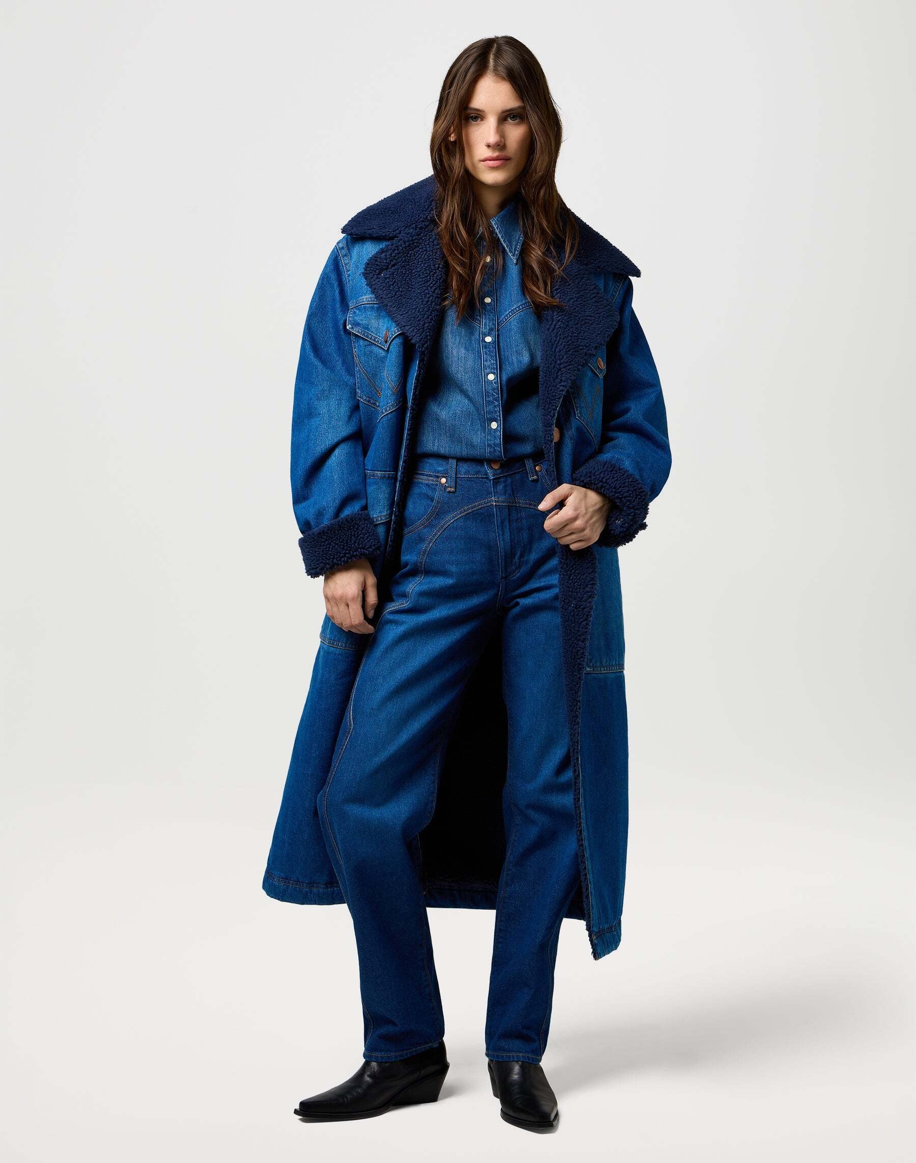 Wrangler Jeansjacke »WRANGLER Jeansjacke Wrange Coat«