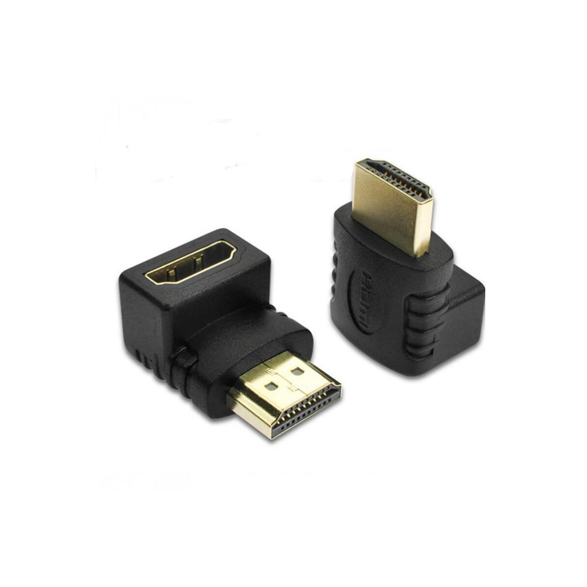 NÖRDIC vinklet HDMI 4K adapter mann til kvinnelige 270 grader