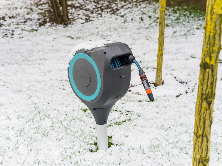Tuinslangbox RollUp M grijs/blauw