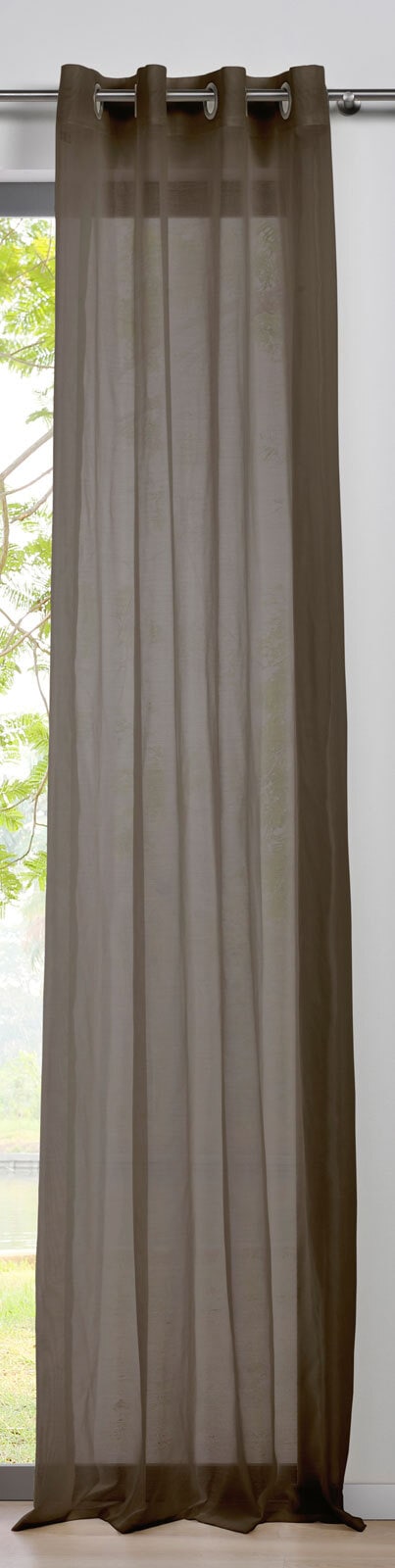 my deco Ösenschal PURE 135 x 300 cm cappuccino