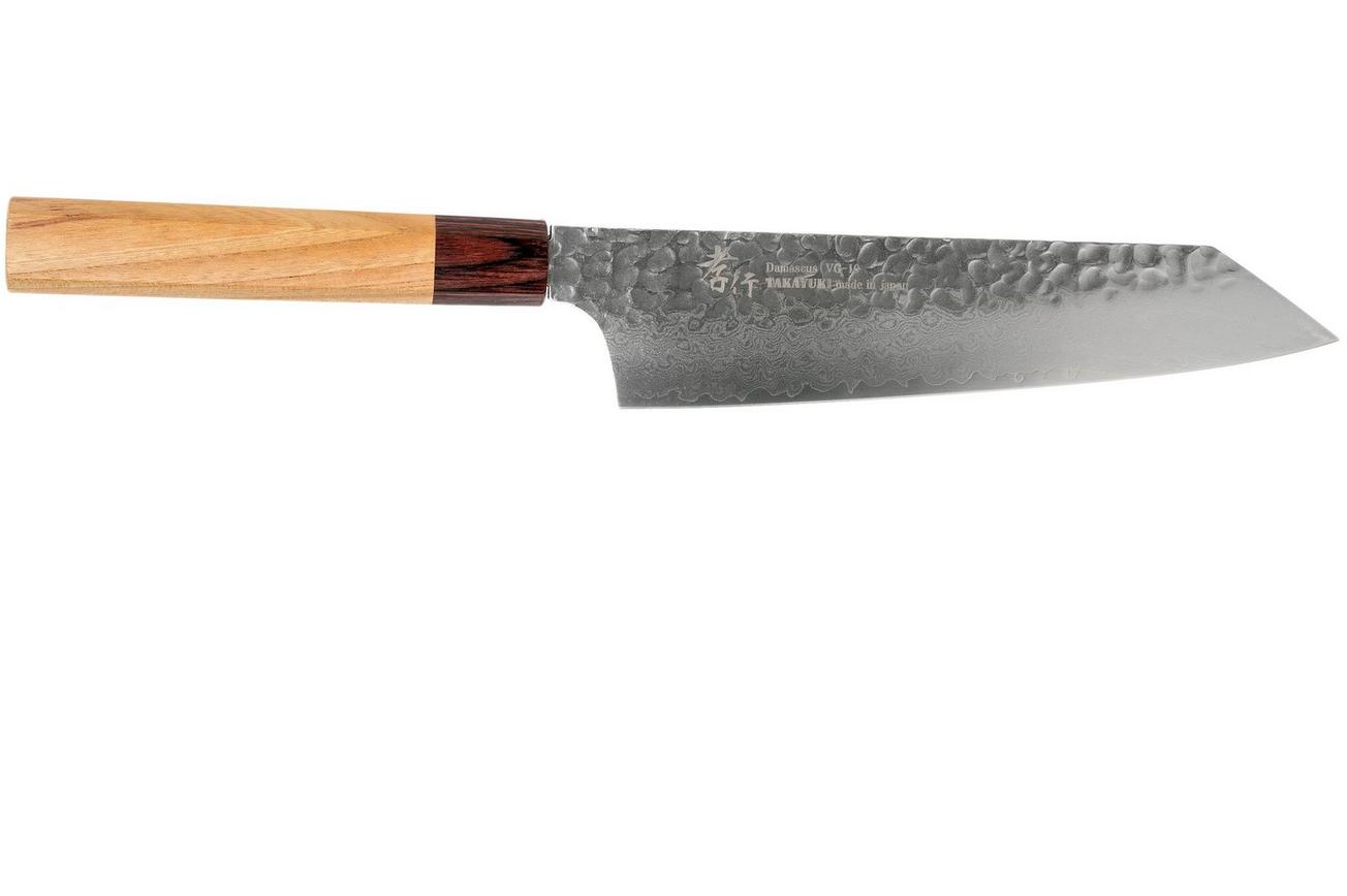 Sakai Takayuki bunka 33-Layer Damascus Hammered WA 20 cm