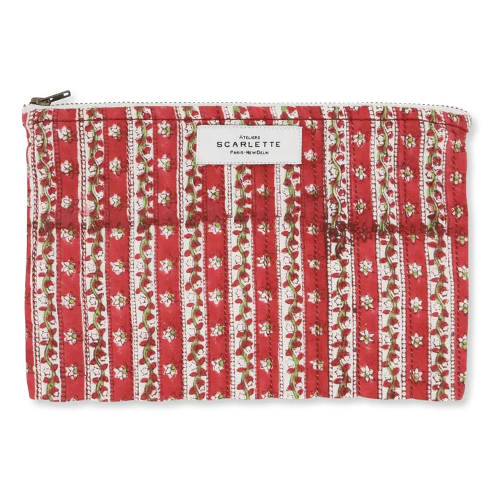 Scarlette Ateliers Pochette Plate Sweet Pea x Smallable | Rouge