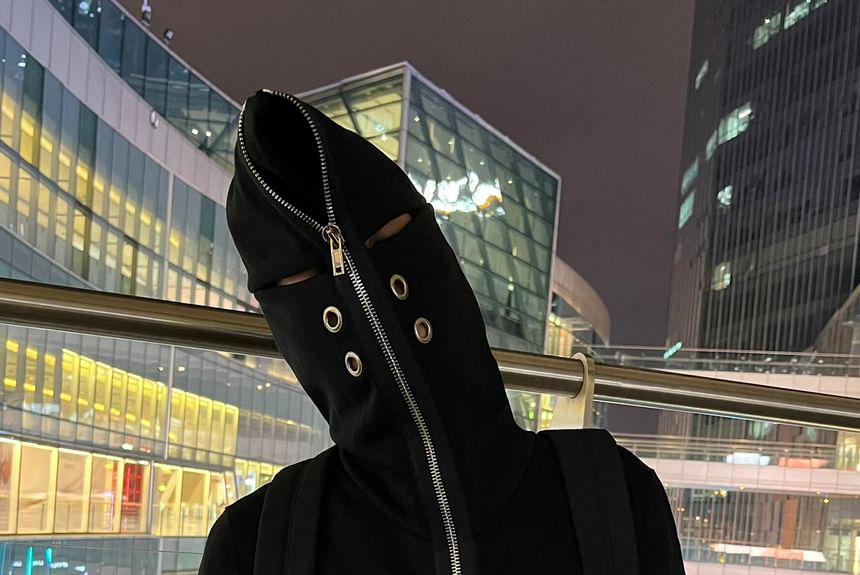 DragonRoad - Effen hoodie met rits