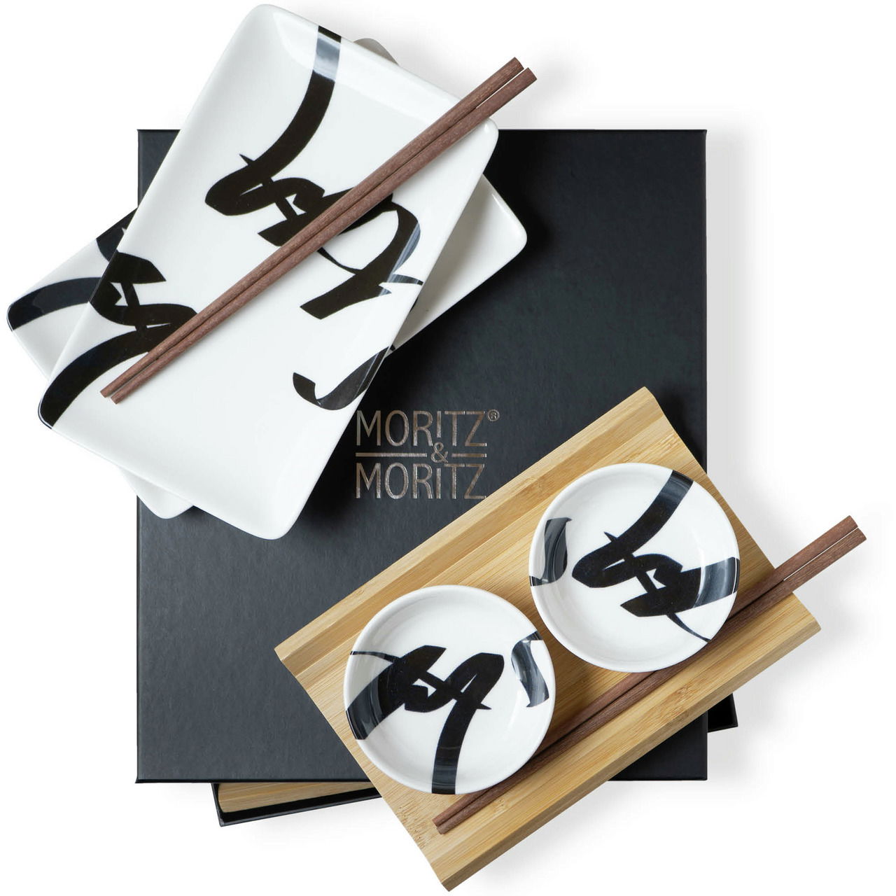 Moritz & Moritz Sushi Set 10tlg. Schrift