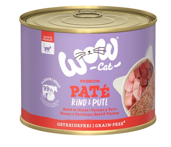 WOW® Cat Nassfutter für Katzen Premium Paté