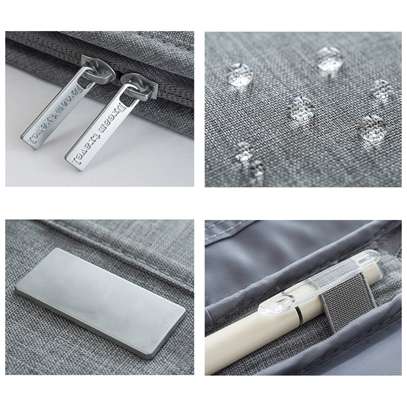 (22x14x2cm) Business Kreditkartenetui Reisetasche mit Reisepass Fach - Rosa