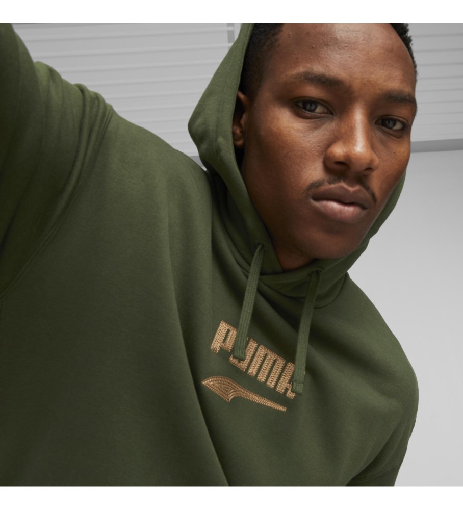 Moletom Puma DOWNTOWN Logo Verde