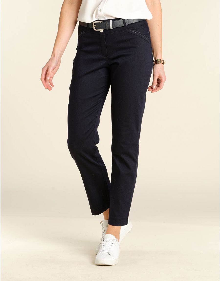 Pantalon bleu 7/8ème