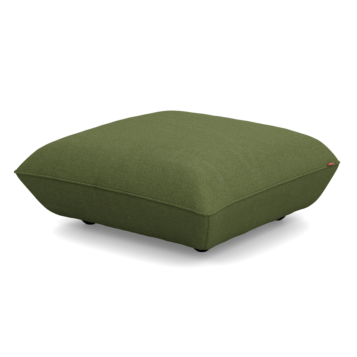 Hocker Sumo boucle recycled leaf green
