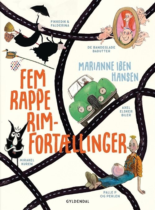 Fem Rappe Rim-Fortællinger - Hanne Bartholin - Bog