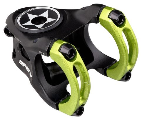 Potence Spank Split 35 0° 35 mm Noir / Vert