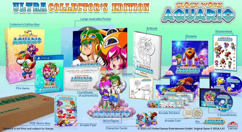 Playstation Games - PS4 Clockwork Aquario Ultra Collector's Edition