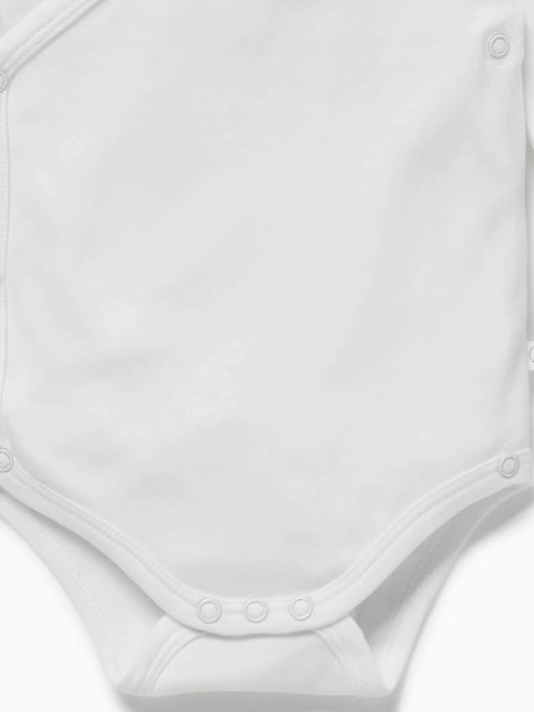 Wit - MORI Supersoft kimono-romper