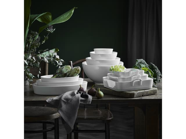 Pillivuyt Serie Originale Fad ovalt 31 x 23 cm Hvid