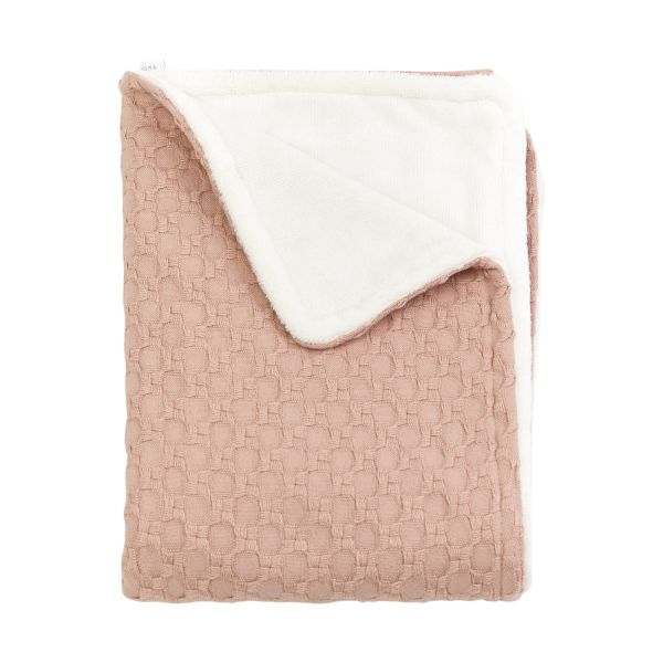 Bamboom Honey Ledikantdeken Nude Pink 100 x 140 cm
