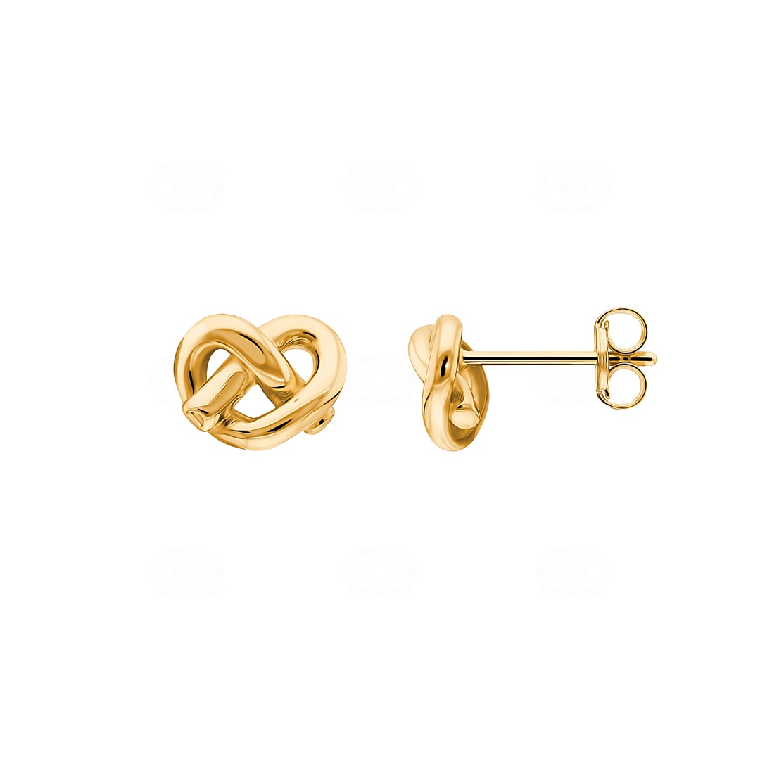 Ohrstecker 750/18 K Gelbgold Knoten