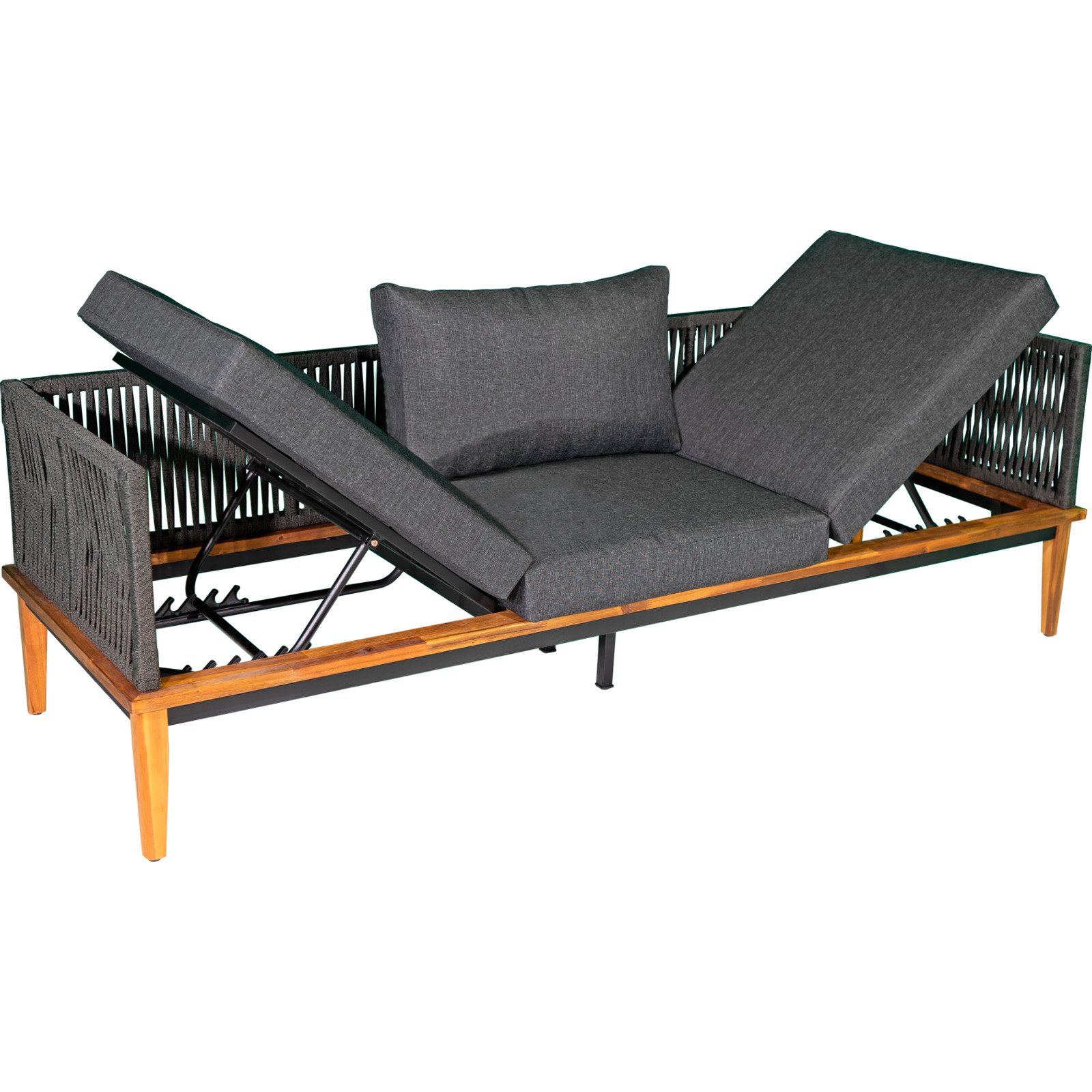 Gartenlounge 3er-Sofa Louvre
