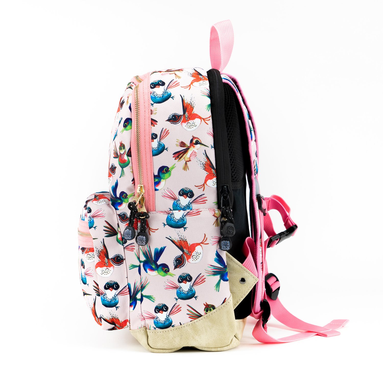 Pick & Pack Birds Backpack M soft pink