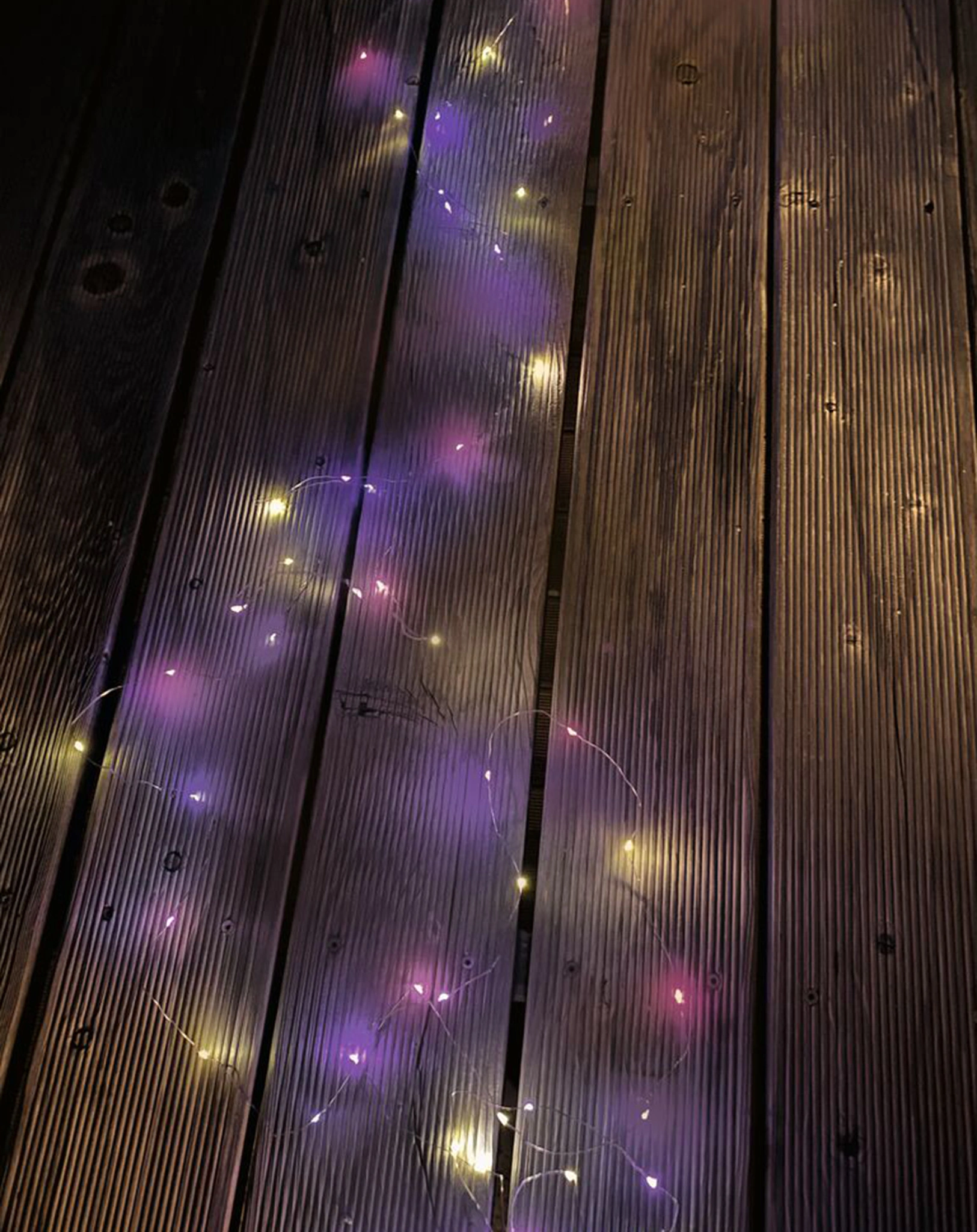 Solar-Lichterkette SMILE - TRICOLOR
