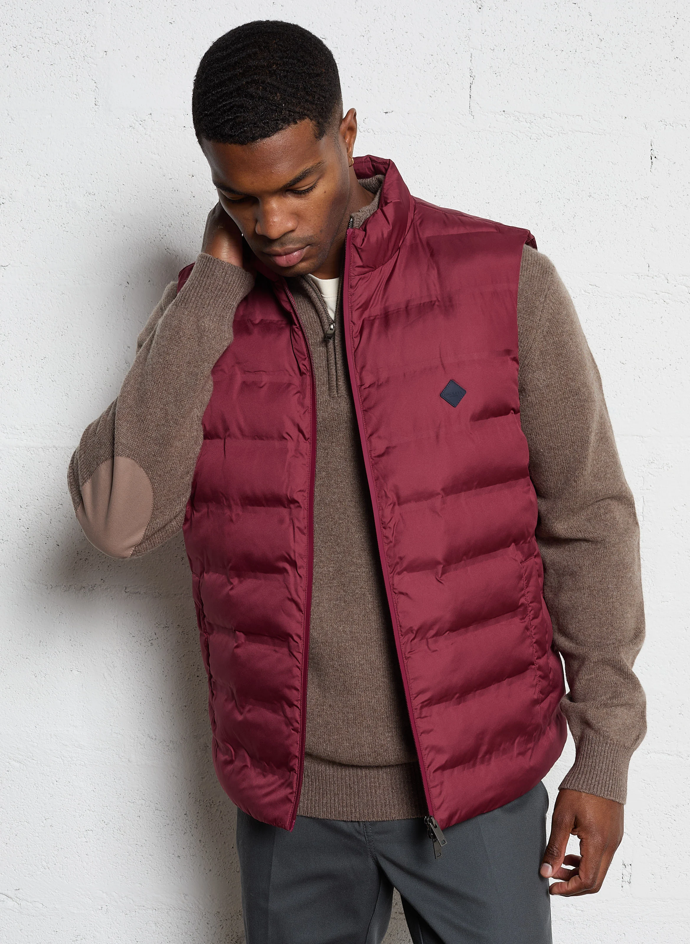 Doudoune droite| Rouge