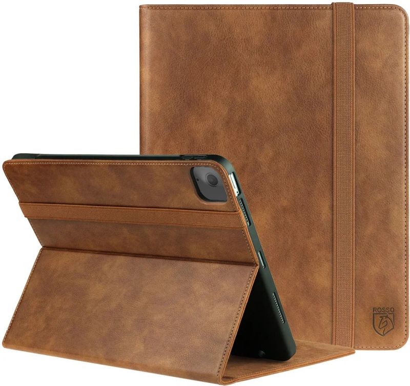 Rosso Element Hoes - Geschikt voor Apple iPad Air 11 - Bruin - Kunstleer