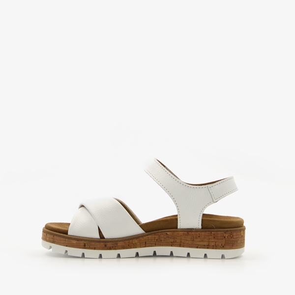 Hush Puppies leren dames sandalen wit