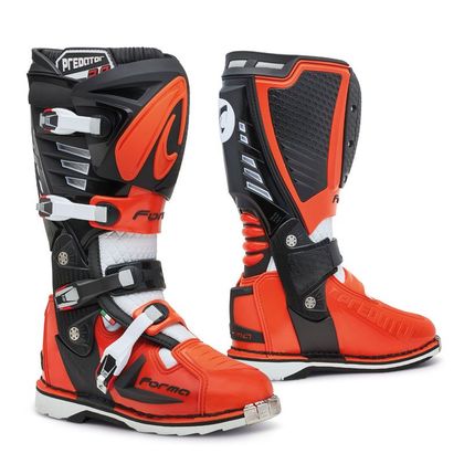 Bottes cross Forma PREDATOR 2.0 BLACK/ORANGE/WHITE 2023 - Noir / Orange