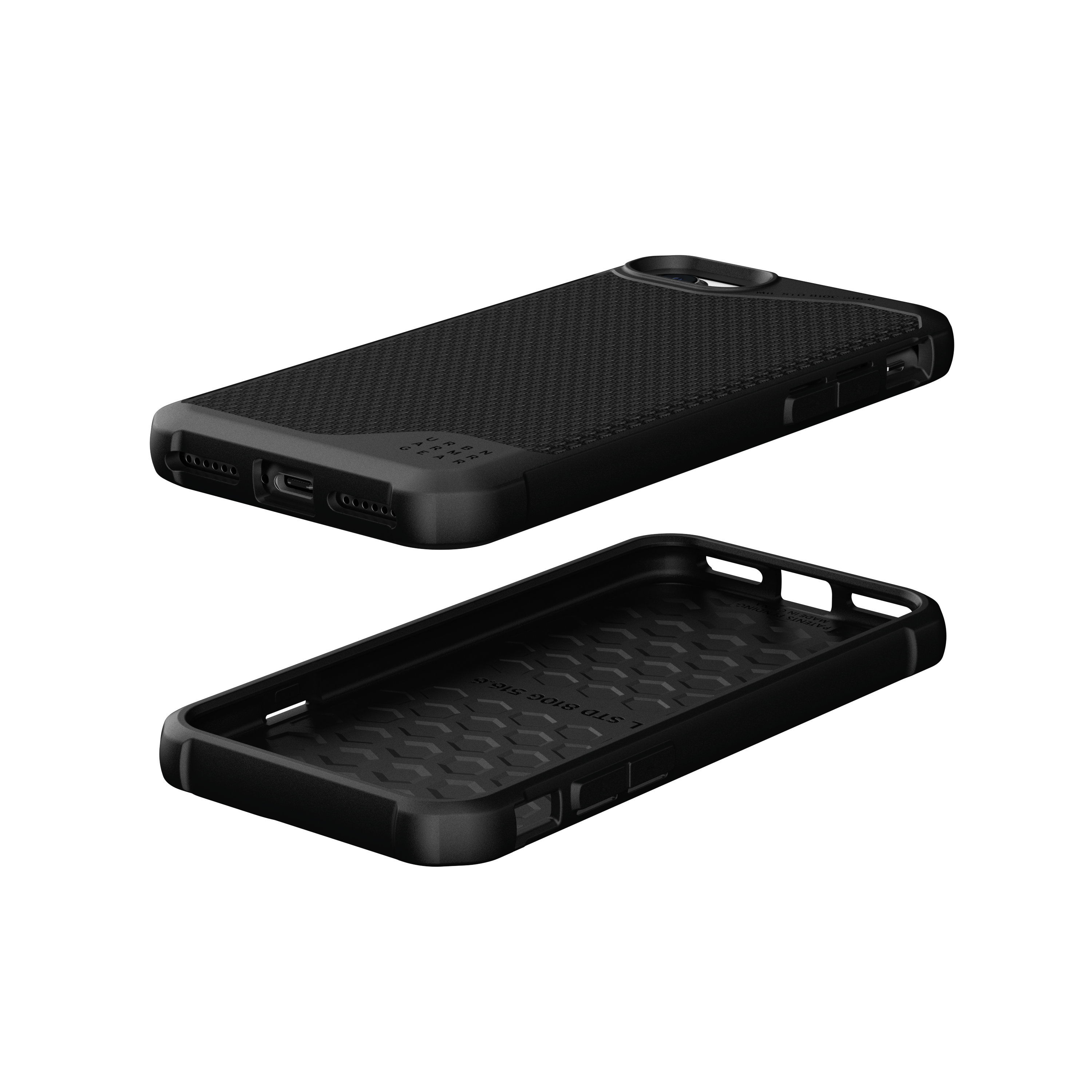 iPhone SE (2022/2020) / 8 / 7 / 6S Schutzhülle Metropolis LT (114004113940) - Kevlar Black