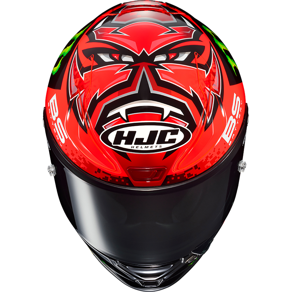 HJC - Casque RPHA 1 Quartararo MC1 / Rouge / Noir / Vert