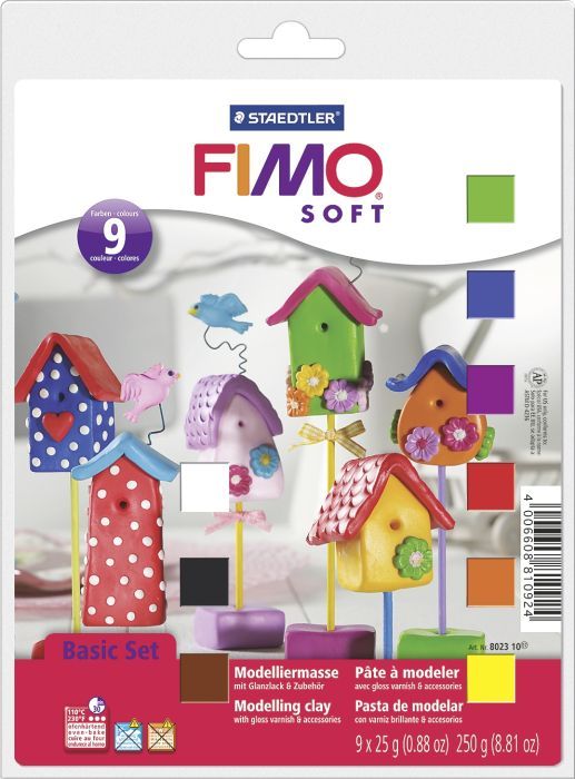 8023 10 FIMO® soft Basis-Set 9-teilig