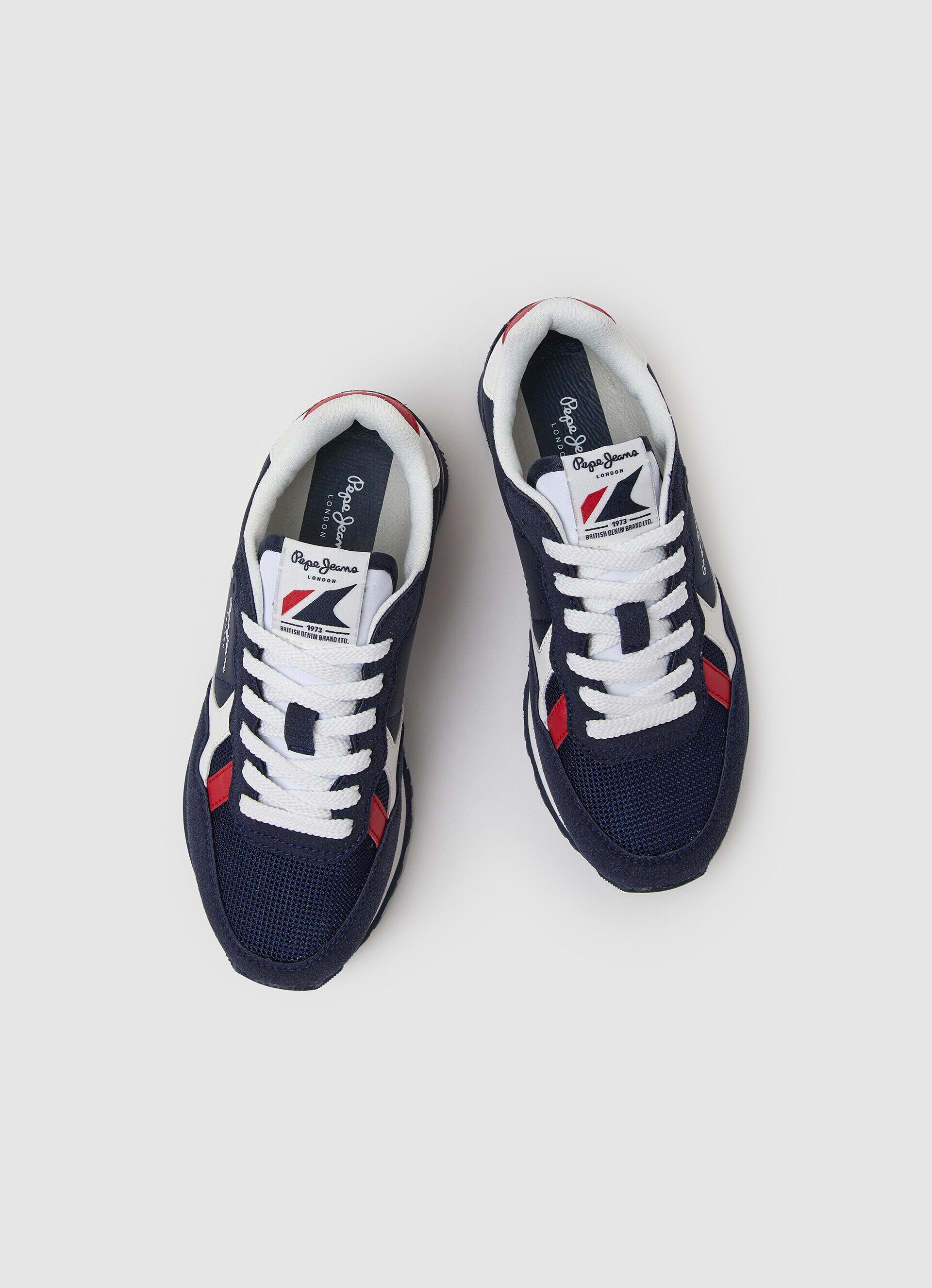 Sapatos combinados BRIT HERITAGE - azul marinho
