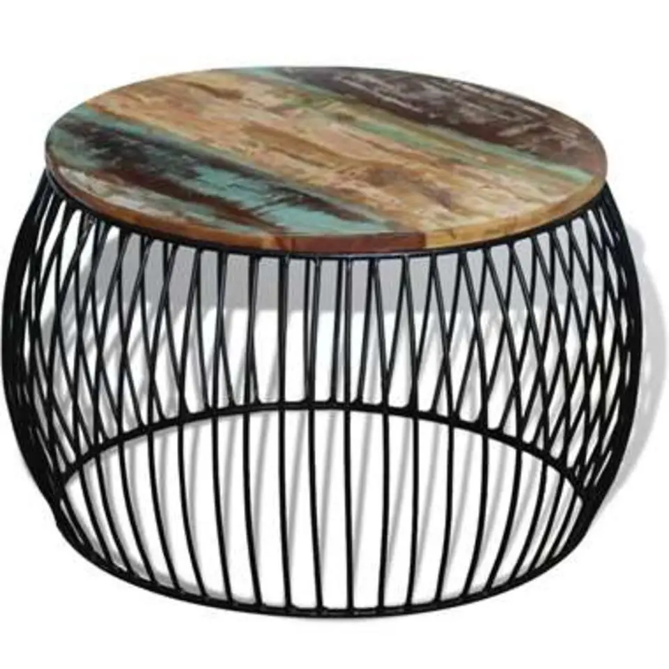 vidaXL - Salontafel - Bruin - Hout - 68 x 37 cm